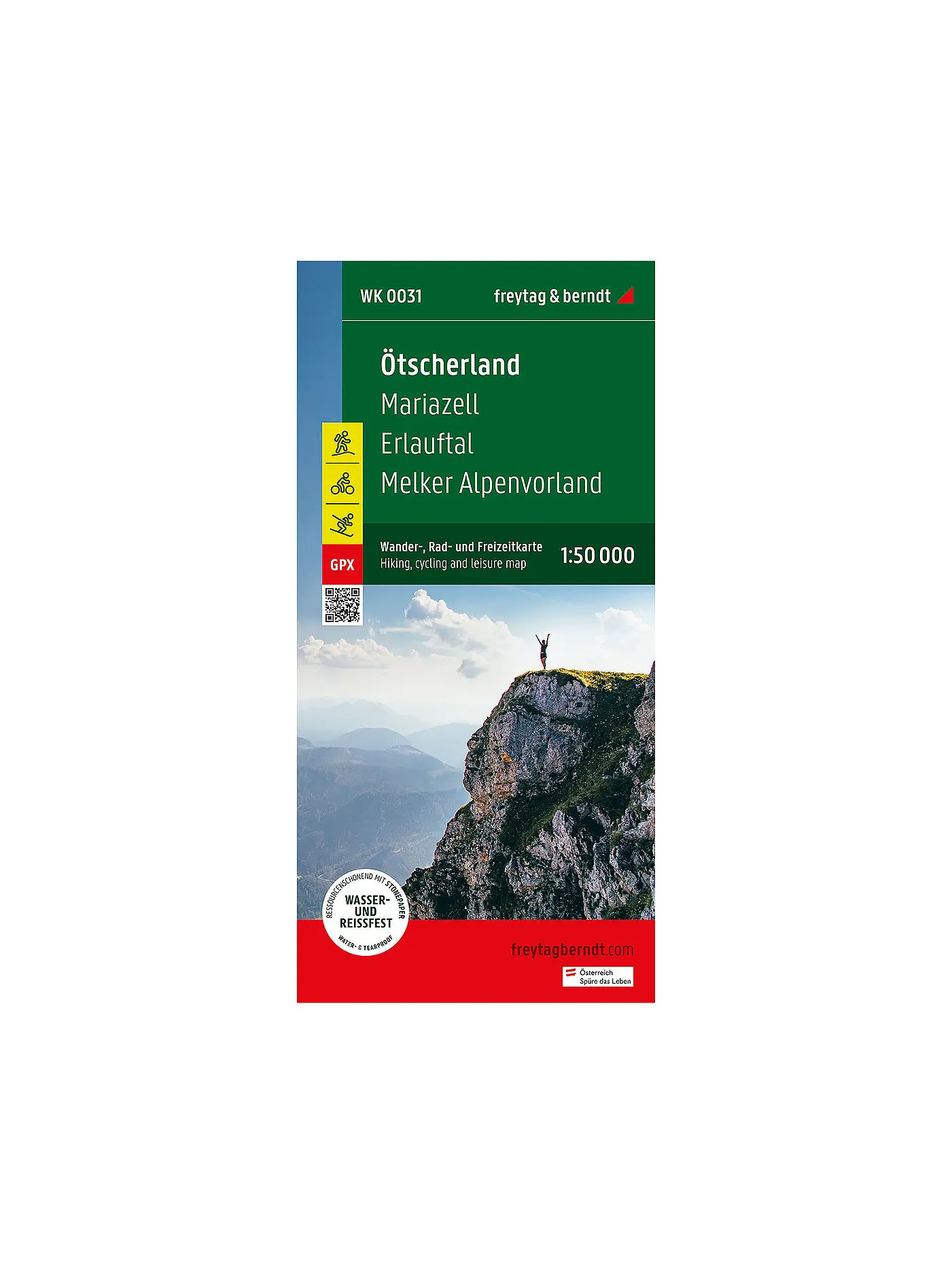 FREYTAG & BERNDT | Wanderkarte WK 0031 Ötscherland - Mariazell - Erlauftal - Melker Alpenvorland, 1:50.000 | 